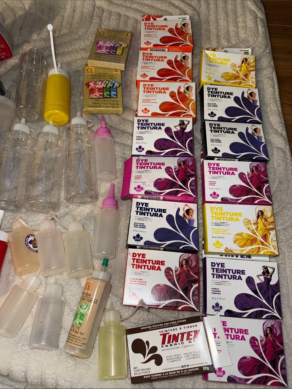 Rit, Tinex, Tie die Kit with Clear Bottles and Bright Accent Colors - Picture 2 of 6